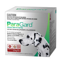 Paragard Dogs Upto 20kg Allwormer