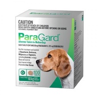 Paragard Dogs Upto 10kg Allwormer 100 Tablets