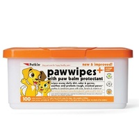 Petkin Pet Paw Wipes - 100 Pack