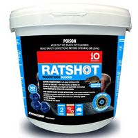 iO Ratshot Rodenticide Blocks Blue 250gm (out of stock)