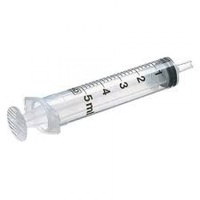 BD Disposable Syringe 5ml Luer Slip 100