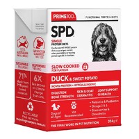 Prime100 - SPD Slow Cooked - Duck & Sweet Potato - 354gm x 12 Wet Food