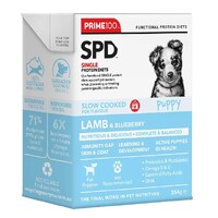 Prime100 - SPD Slow Cooked - Lamb & BlueBerry - For puppies - 354gm x 12 Wet Food