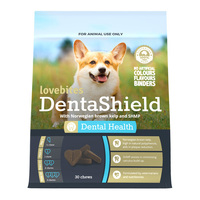 Lovebites Dentashield Chews for Dogs - Dental Health - 30 Chews