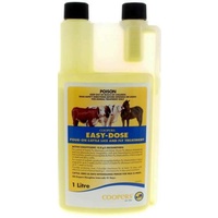 Easy Dose Coopers Pour-On Cattle And Horse Lice And Fly Treatment 1L