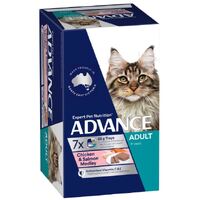 Advance Cat - Adult Chicken & Salmon Medley - Wet Food 7 x 85gm trays