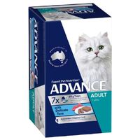 Advance Cat - Adult with Delicate Tuna Trays - Wet Food 7 x 85gm trays