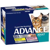 Advance Cat- Adult Multi Variety in Jelly Pouches - Wet Food 12 x 85gm