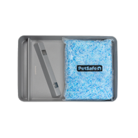 PetSafe ScoopFree Crystal Reusable STAINLESS STEEL Litter Tray with crystal litter