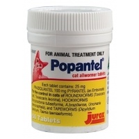 Popantel Cat Allwormer Tablets 50's