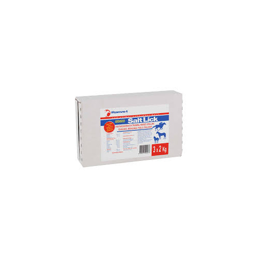 Ranvet Salt Licks (Iodised) 3 X 2kgs - No Holder