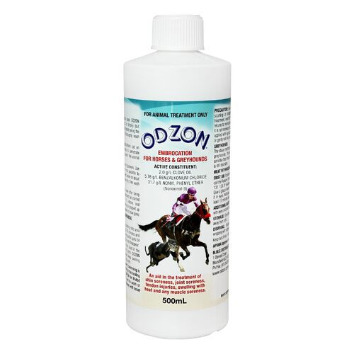 Odzon Embrocation For Horses & Greyhounds 500ml (out of stock)