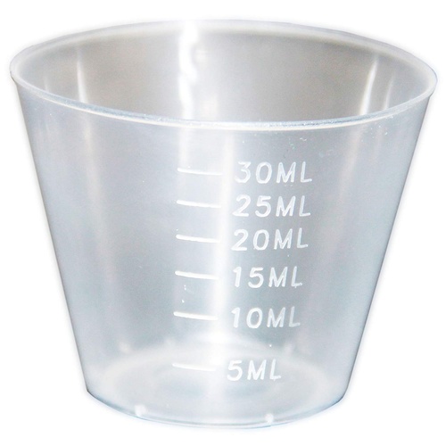 MEDICINE CUP GRADUATED 30ML - 100 PACK