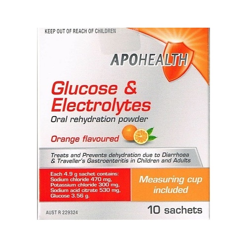 Apohealth Glucose & Electrolyte 10 Sachets