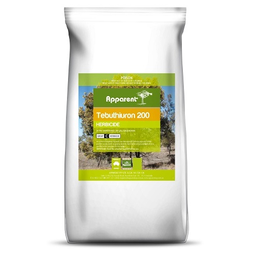 Apparent Tebuthiuron 200 Herbicide 20kg (Equiv Graslan Scrubmaster, Tebulan)