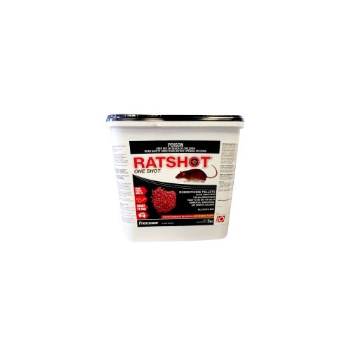 iO Ratshot One Shot Pellet Rat Mouse Rodent Poison Bait Brodifacoum