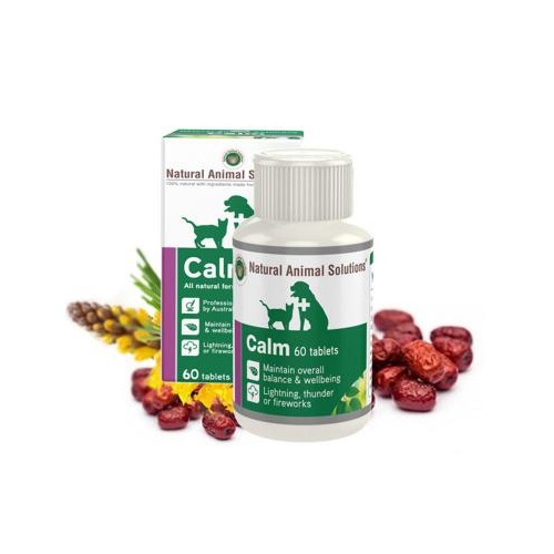 Natural Animal Solutions Calm Tablets For Dogs And Cats