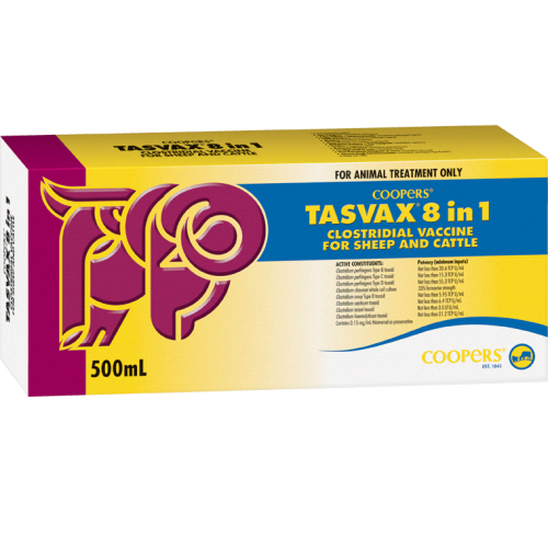 Coopers Tasvax 8 In 1 Vaccine - 500ml