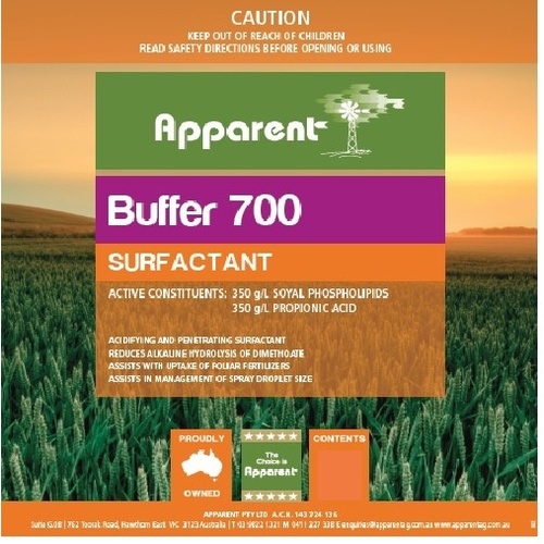 Apparent Buffer 700 Surfactant Acidifying Reduces Alkaline Hydrolysis