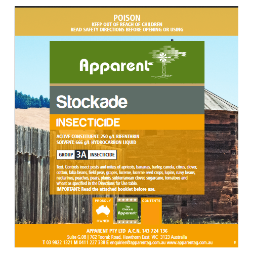 Apparent Stockade (Bifenthrin 250)