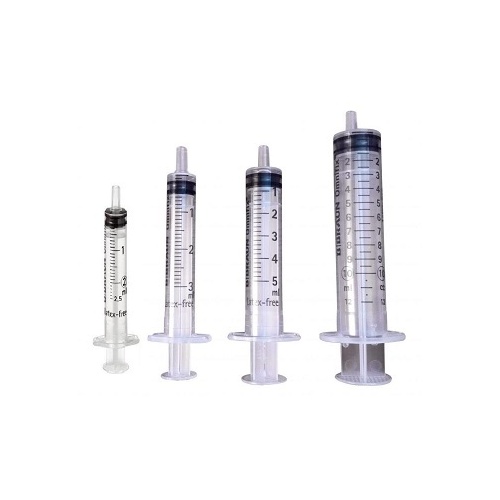 BD Disposable Syringe Luer Slip All Sizes