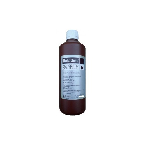 Betadine Antiseptic Solution 500ml (Brown)