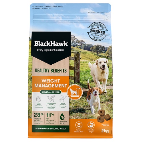 Black Hawk Dog - Healthy Benefits - Weight Management - Dry Food 10kg