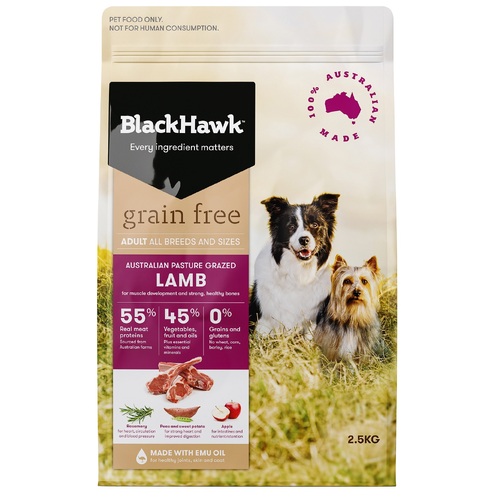 Black Hawk Dog - Adult - Grain Free - Lamb Dry Food 15kg