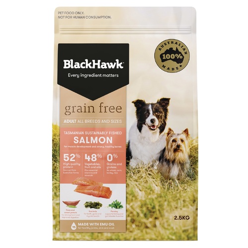 Black Hawk Dog - Adult - Grain Free - Salmon Dry Food 15kg