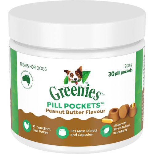 Greenies Pill Pockets - Peanut Butter - Dog Treats 30 Pack