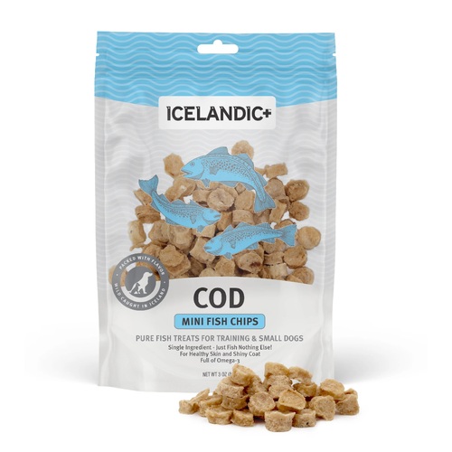 Icelandic+ Cod Training Chips for dogs 85gm
