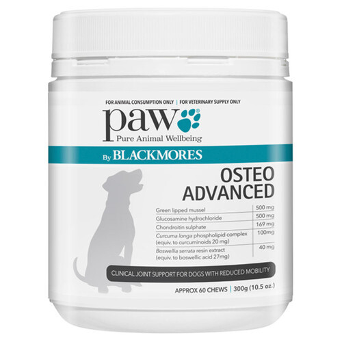 PAW OsteoAdvanced Clinical Joint Support For Dogs 300gm