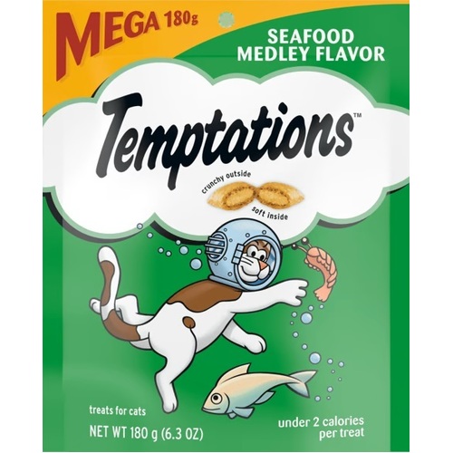 Temptations Seafood Medley - Cat Treats - 180gm