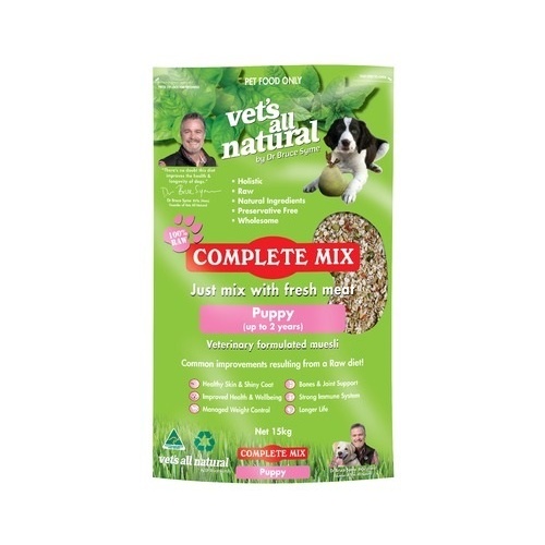 Vets All Natural Complete Mix Puppy 15kg Bag
