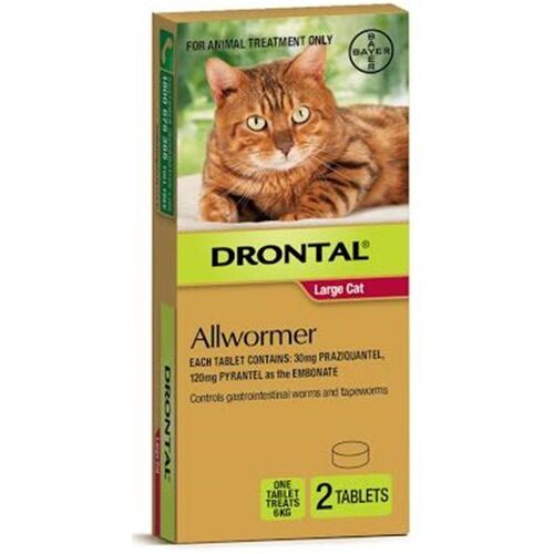 Drontal Allwormer Tablets for Cats 6kg