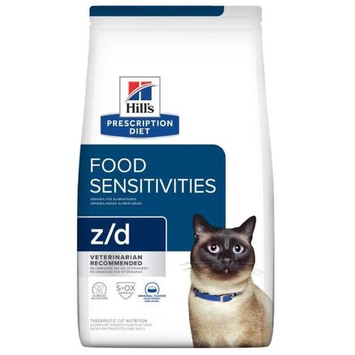 Hill's Prescription Diet z/d Food Sensitivites Original Flavour Cat Food 3.85kg