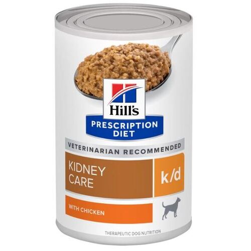 Hill's Prescription Diet Dog k/d with Chicken - Wet Food 370gm x 12 Cans