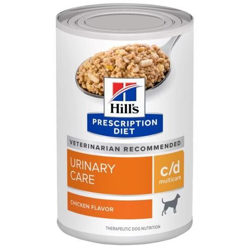 Hill's Prescription Diet Dog c/d Multicare Chicken Flavour - Wet Food 370gm x 12 Cans