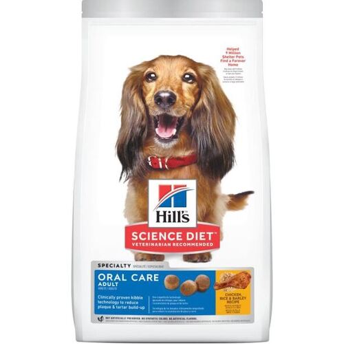 Hill's Science Diet Dog - Adult Oral Care Chicken, Rice & Barley Recipe - Dry Food 12kg