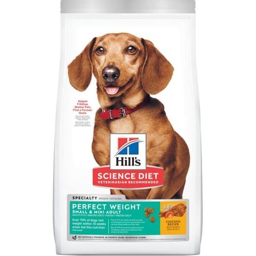Hill's Science Diet Dog - Adult Perfect Weight Small & Mini Chicken Recipe - Dry Food 6.8kg