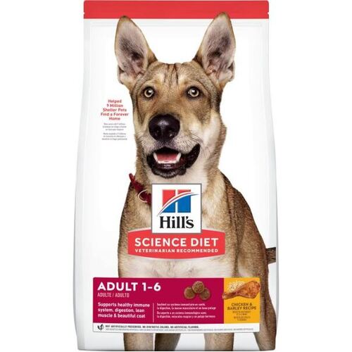 Hill's Science Diet Dog - Adult 1-6 Chicken & Barley Recipe - Dry Food 12kg