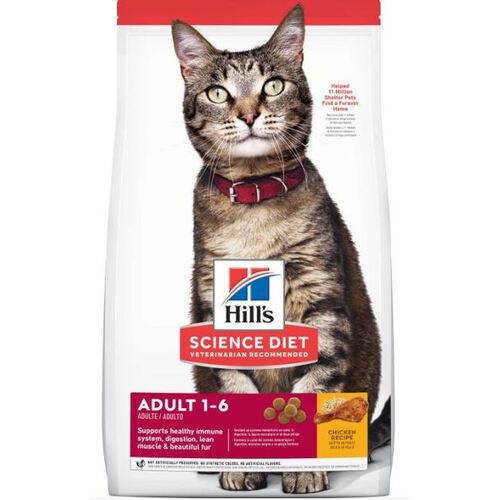 Hill's Science Diet Cat Adult 1-6 Chicken Recipe - Dry Food 10kg