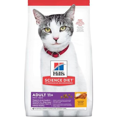 Hill's Science Diet Cat Adult 11+ - Chicken Recipe - Dry Cat Food 3.17kg