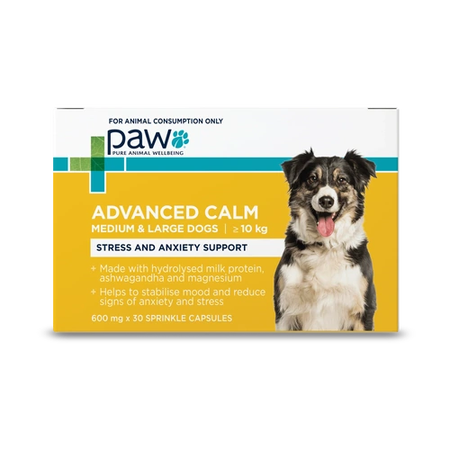 PAW Advanced Calm For Medium and Large Dogs - 30 Capsules