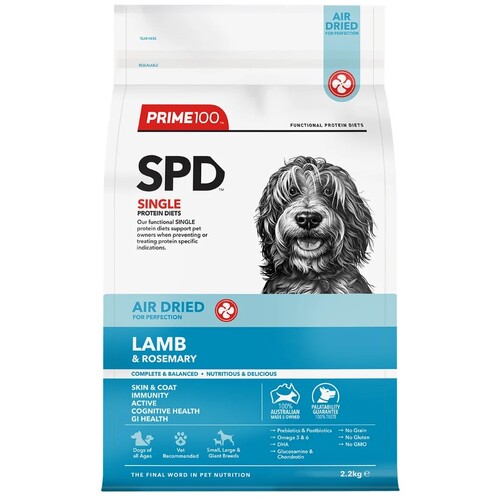 Prime100 SPD - Air Dried - Lamb & Rosemary - Dry dog food - 2.2kg