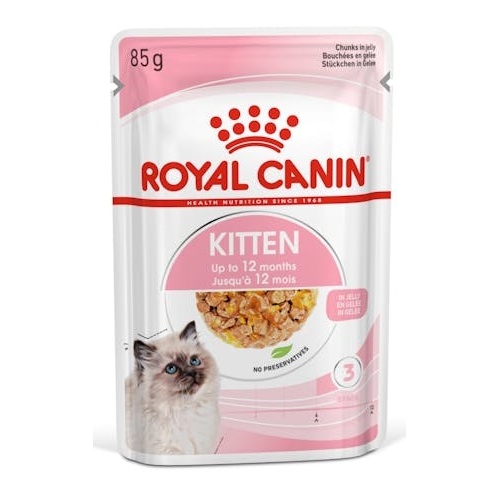 Royal Canin Kitten Jelly - 85gm x 12 Pouches