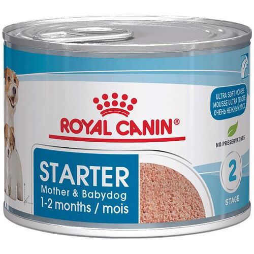 Royal Canin Dog Starter Mousse  (12 Cans)