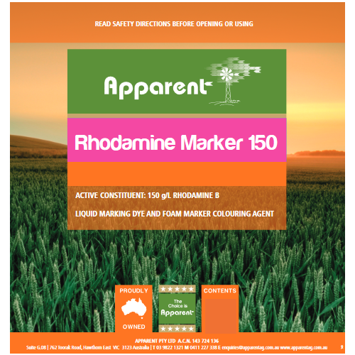 Apparent Rhodamine Marker 150 Dye 150 G/L Rhodamine B Foam Marker