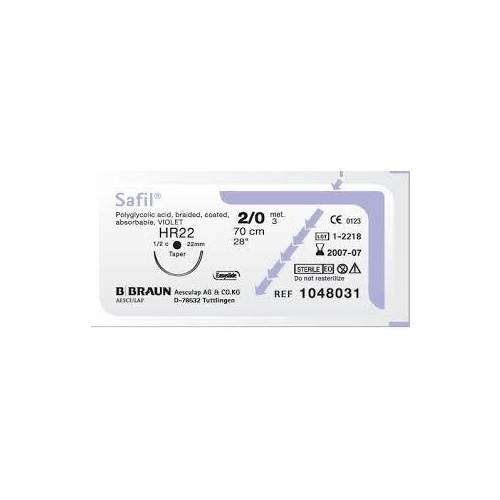 Braun Safil Voilet 2 Absorbable Suture