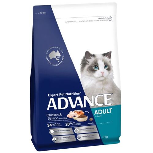 Advance Cat - Adult Chicken & Salmon with Rice - Dry Food 6kg